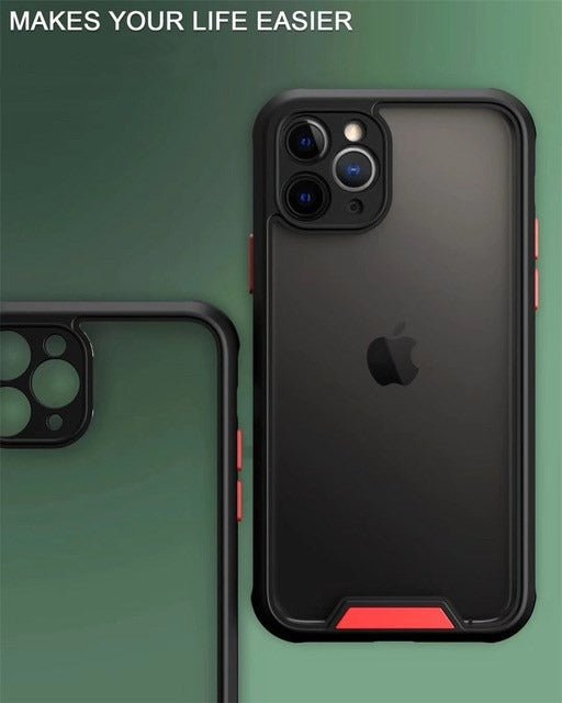 Case iPhone 7 8 Pro X 11 12 Pro Max Transparente Anti golpes - HappyShop Colombia