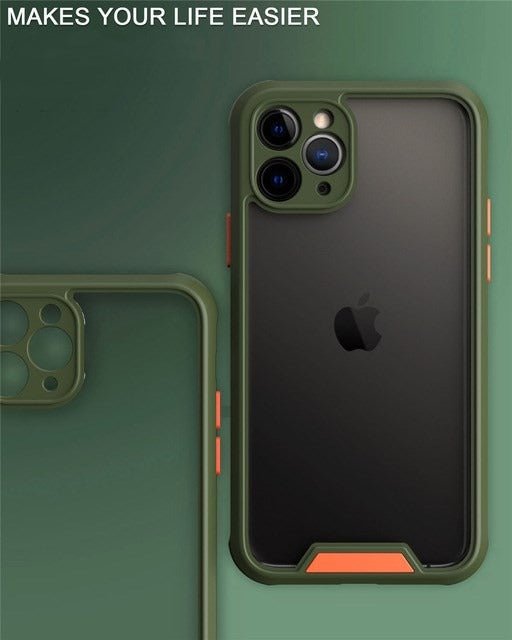 Case iPhone 7 8 Pro X 11 12 Pro Max Transparente Anti golpes - HappyShop Colombia