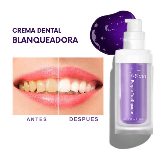 Crema Dental Blanqueadora Morada