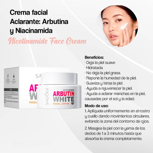 Crema Facial Aclarante Niacinamid