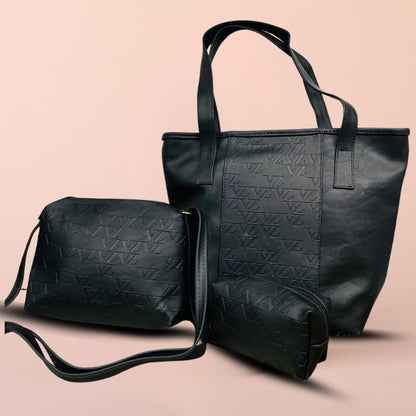 TRIO CARTERAS DE CUERO