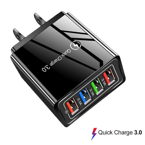 Cargador Múltiple Quick Charge 3.0 48w De 4 Puertos - PROGAMA