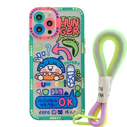 Case funda Anti golpes con correa para iPhone - HappyShop Colombia