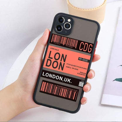 Case Funda para iPhone diseño ticket aéreo - HappyShop Colombia