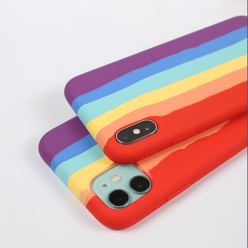 Case iPhone 6 7 8 X 11 12 Pro Max Arcoíris - HappyShop Colombia