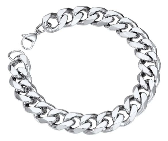 Pulsera Cubana de Acero inoxidable - HappyShop Colombia