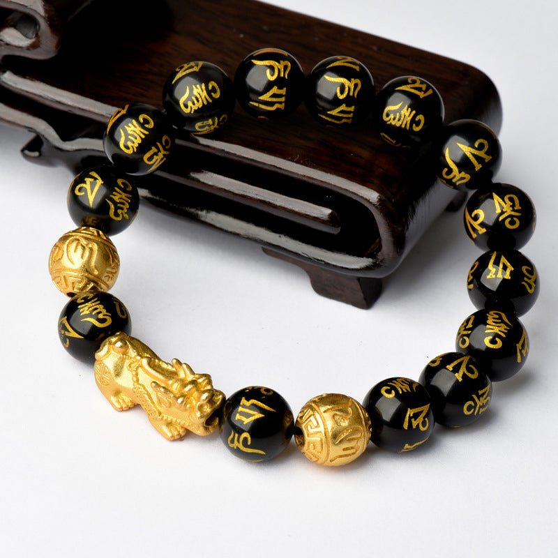 Pulsera Feng Shui Obsidiana Negra - HappyShop Colombia