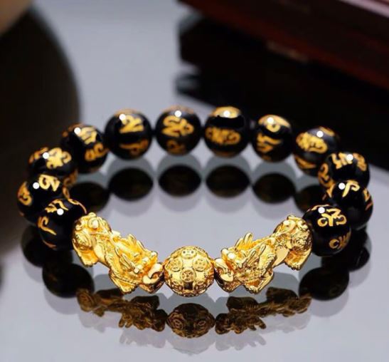 Pulsera Feng Shui Obsidiana Negra - HappyShop Colombia