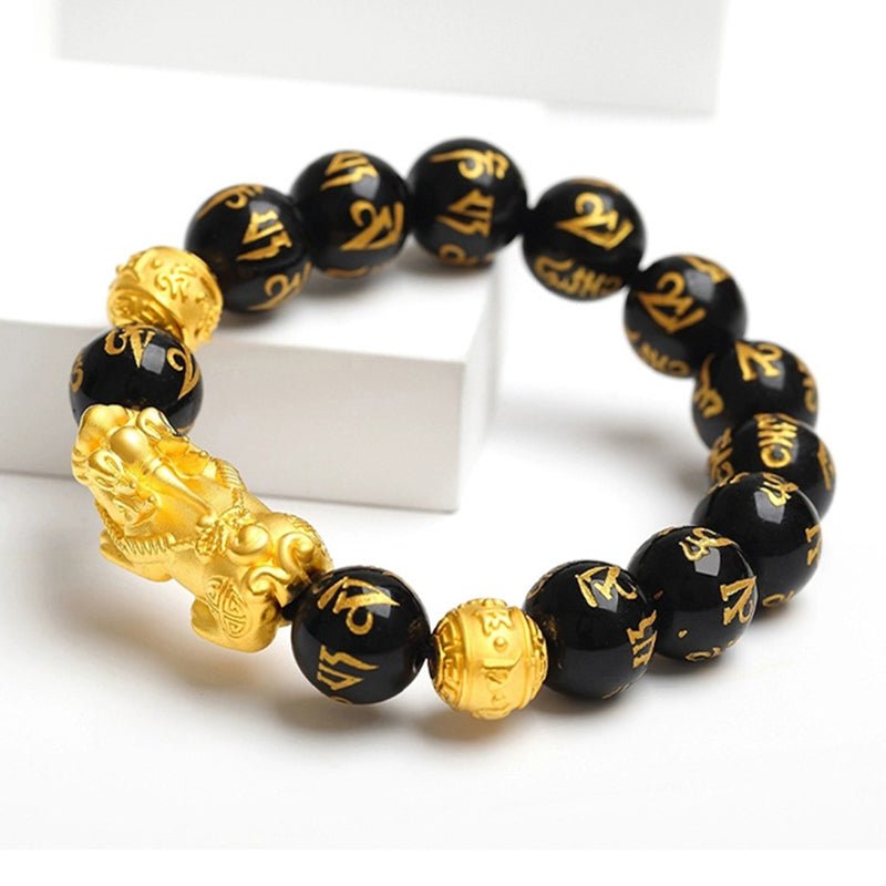 Pulsera Feng Shui Obsidiana Negra - HappyShop Colombia